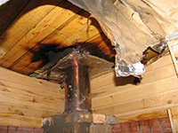 Ошибки при устройстве дымоходов в бане