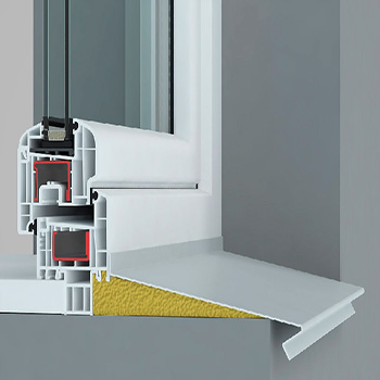 Металлические отливы на окна из металлопластика