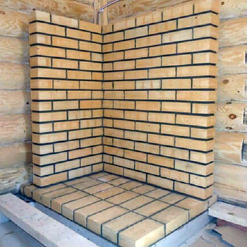 Установка печи в бане на деревянный пол