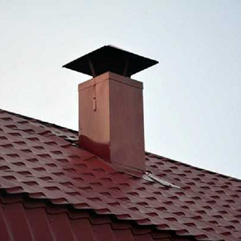 Зонт на трубе дымохода